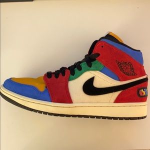 Blue the great x air Jordan 1 Mid ‘fearless’